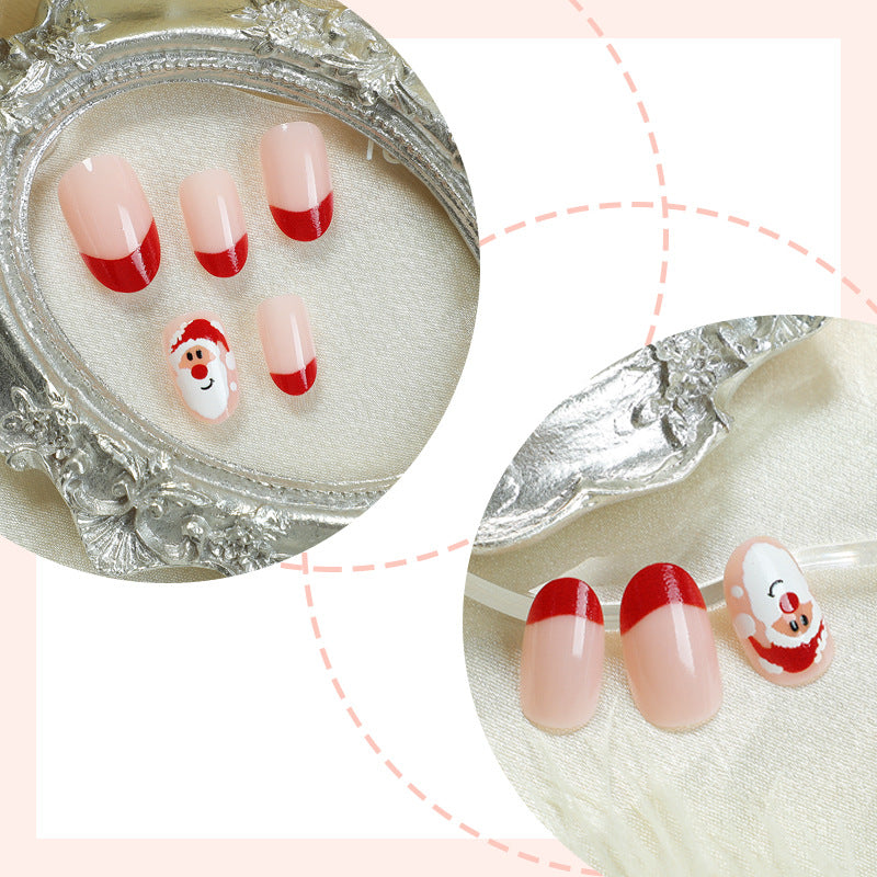 Festive Press-On Nail Art Set Acalora