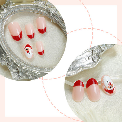 Festive Press-On Nail Art Set Acalora