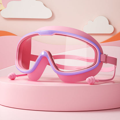 Skanto | Kid-Friendly Swim Goggles with Large Frames and Anti-Fog System