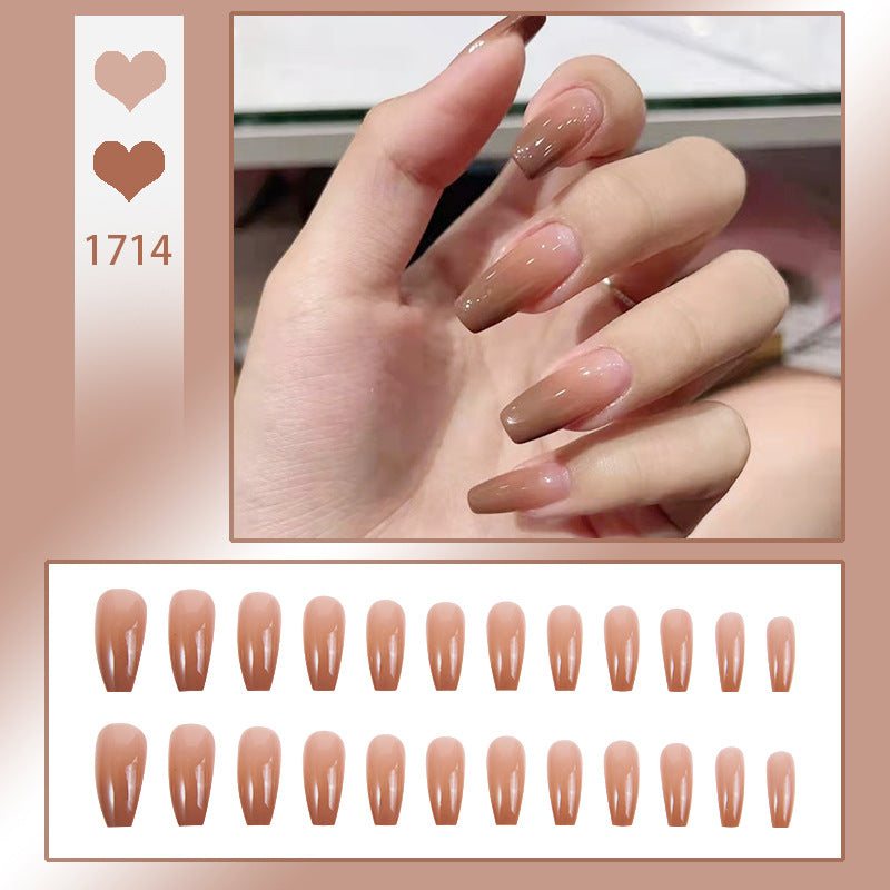 Artificial nails with elegant ombre effect Acalora