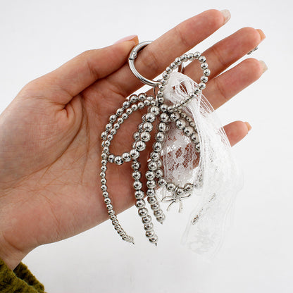 Lace and Bead Keychain Acalora