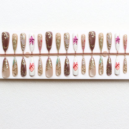 Artistic Gel Nail Design Acalora