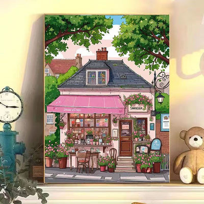 Urban Café Landscape Wall Art