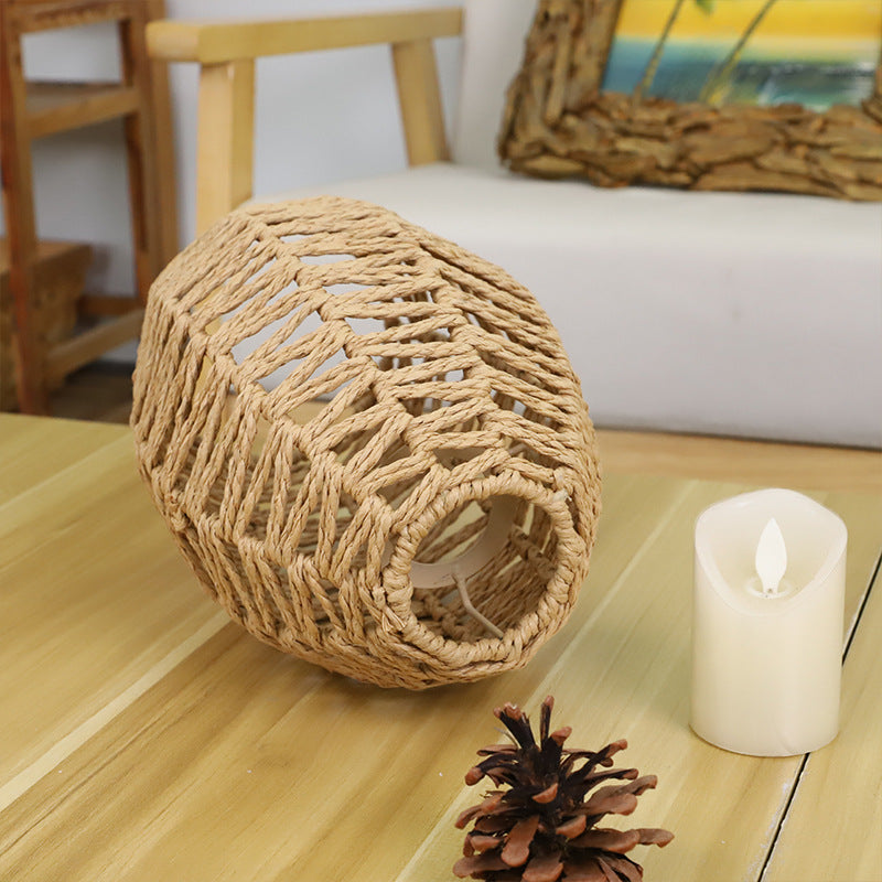 Artful Rattan Table Lamp Shade Acalora