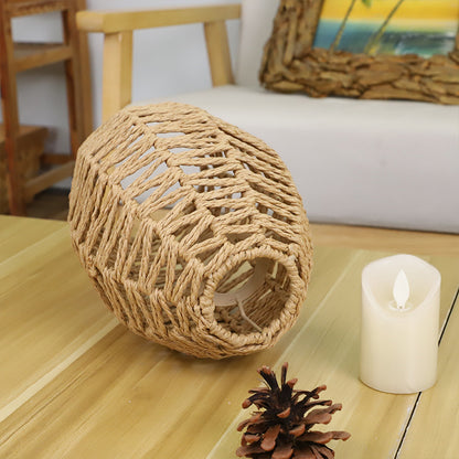 Artful Rattan Table Lamp Shade Acalora