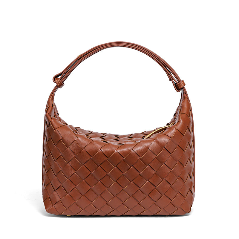 Handmade Woven Leather Mini Bag Acalora