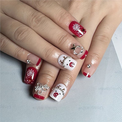 Festive Holiday Themed Nail Art Acalora