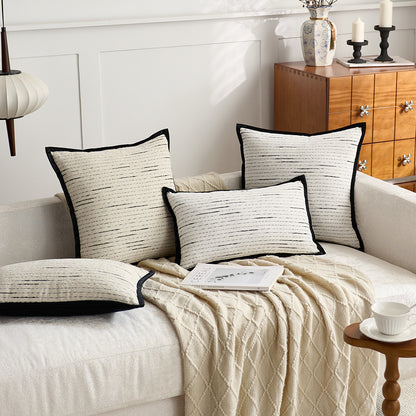 Chic Textured Decorative Cushion