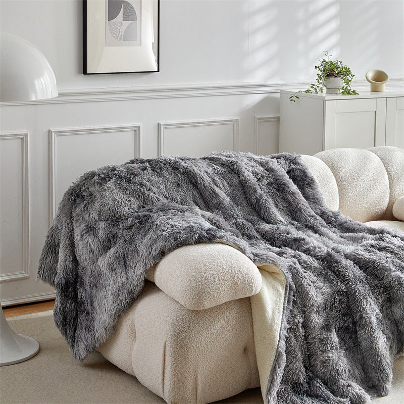 Women Luxury and Soft Faux Fur Blanket Kalsten