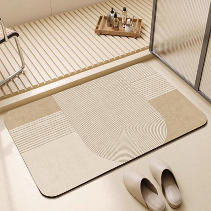 Non-Slip Modern Bath Mat Acalora