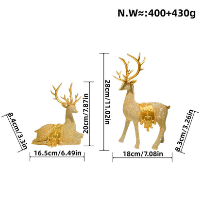 Elegant decorative figure of a majestic red deer Acalora