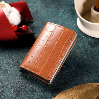 Premium Leather Business Card Holder Acalora