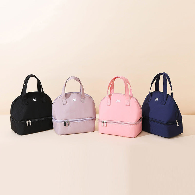 Women's insulated cooler bag with practical double zip design Bowlift
