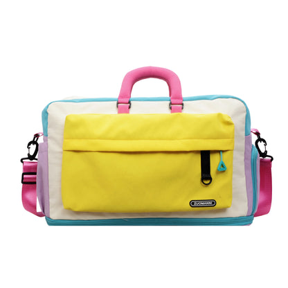 Colorful Multi-Compartment Travel Duffle Bag