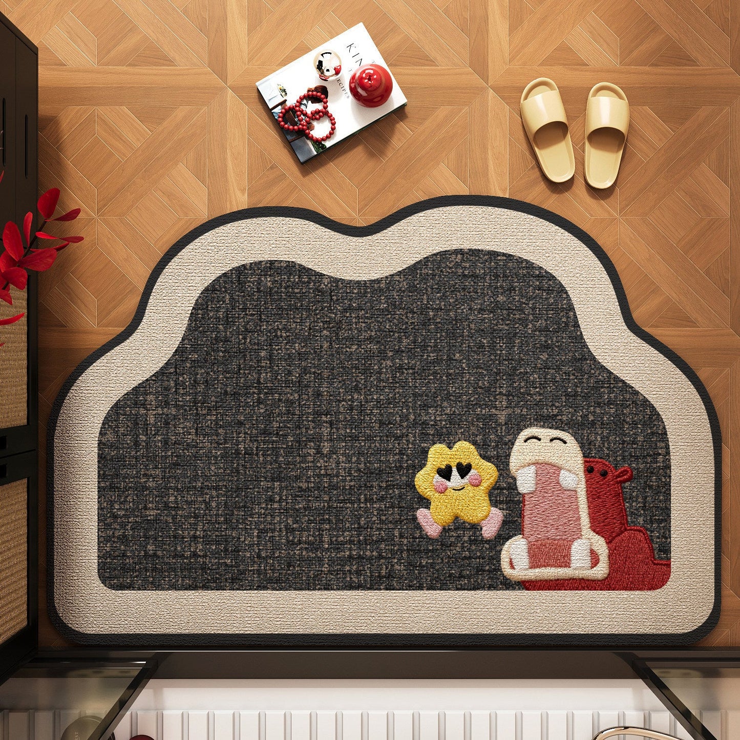Charming Cat-Themed Door Mat