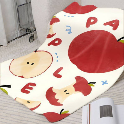 Playful Watermelon-Themed Fleece Blanket