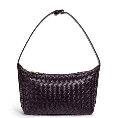 Braided Vegan Leather Shoulder Bag Acalora