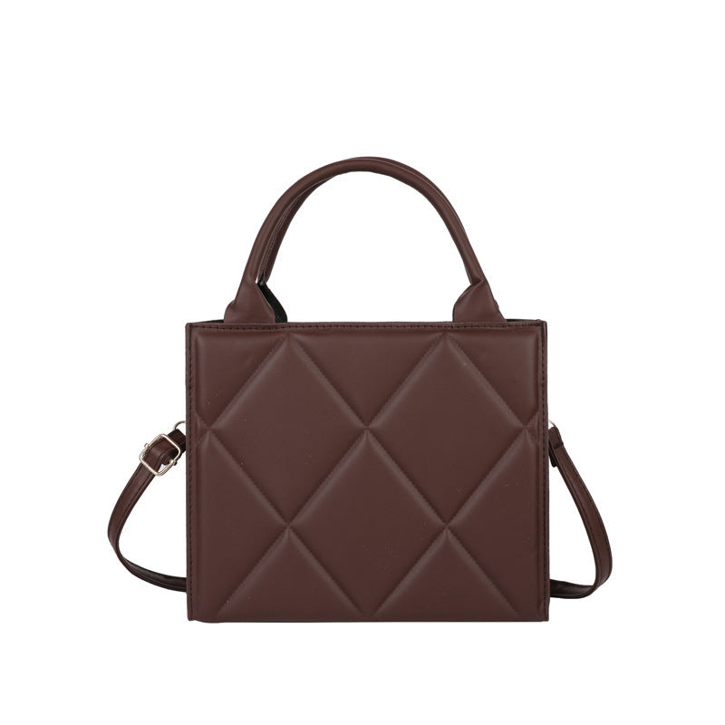 Quilted Leather Shoulder Handbag Acalora