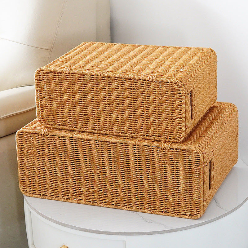 Ladies Elegant Laundry Basket made of Woven Material Bowlift