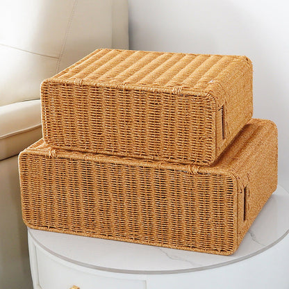 Ladies Elegant Laundry Basket made of Woven Material Bowlift
