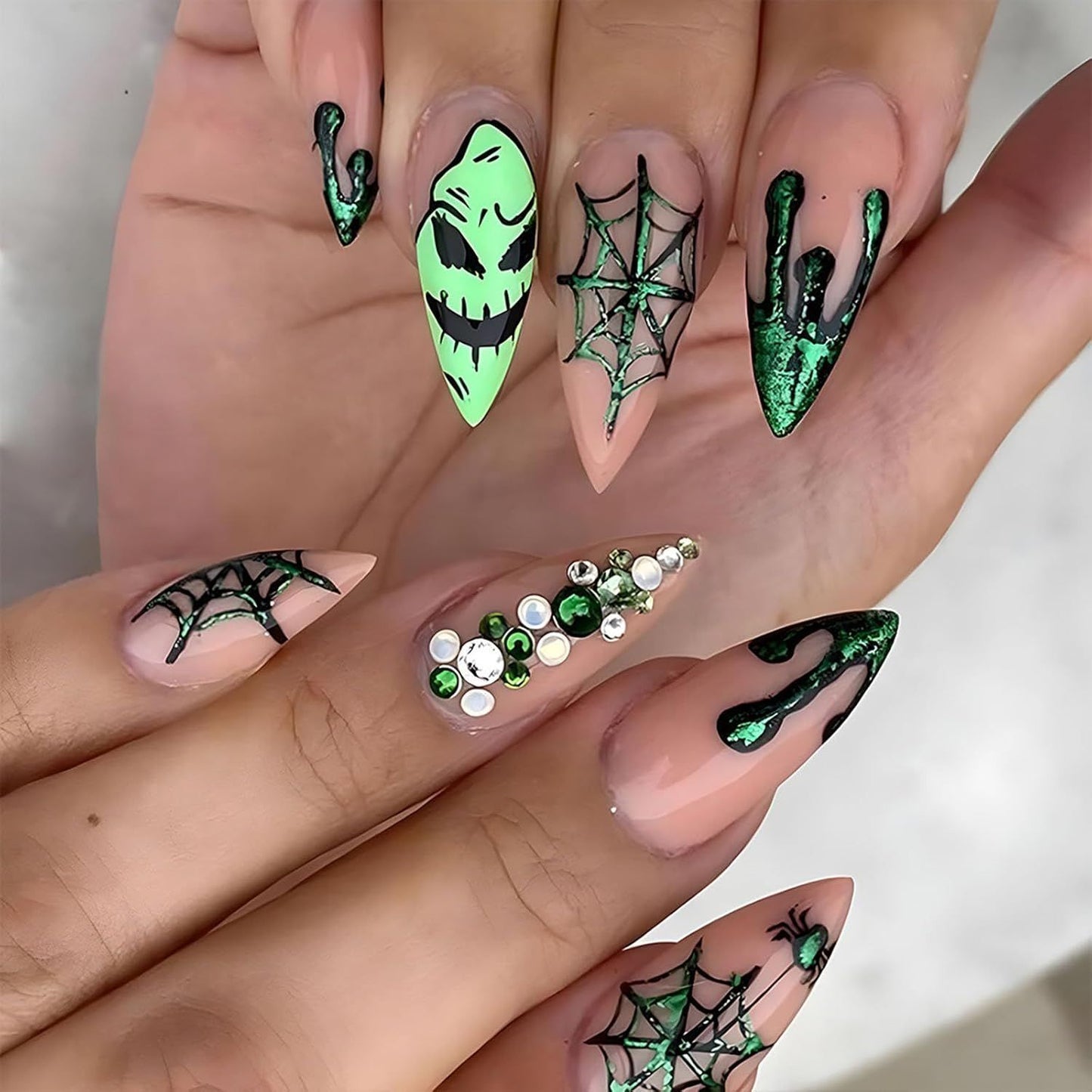 Creative Nail Art Set with Halloween Motifs Acalora