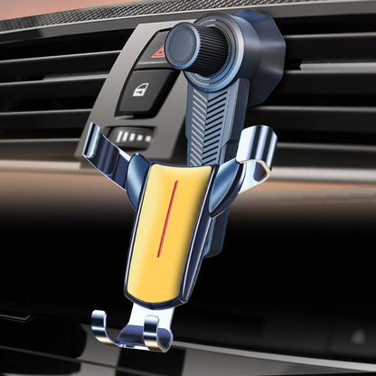 Adjustable gravity air vent smartphone car mount with full rotation joint Bowlift