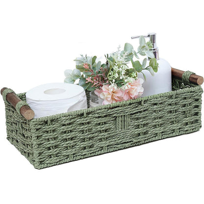 Woven Storage Caddy Basket Acalora