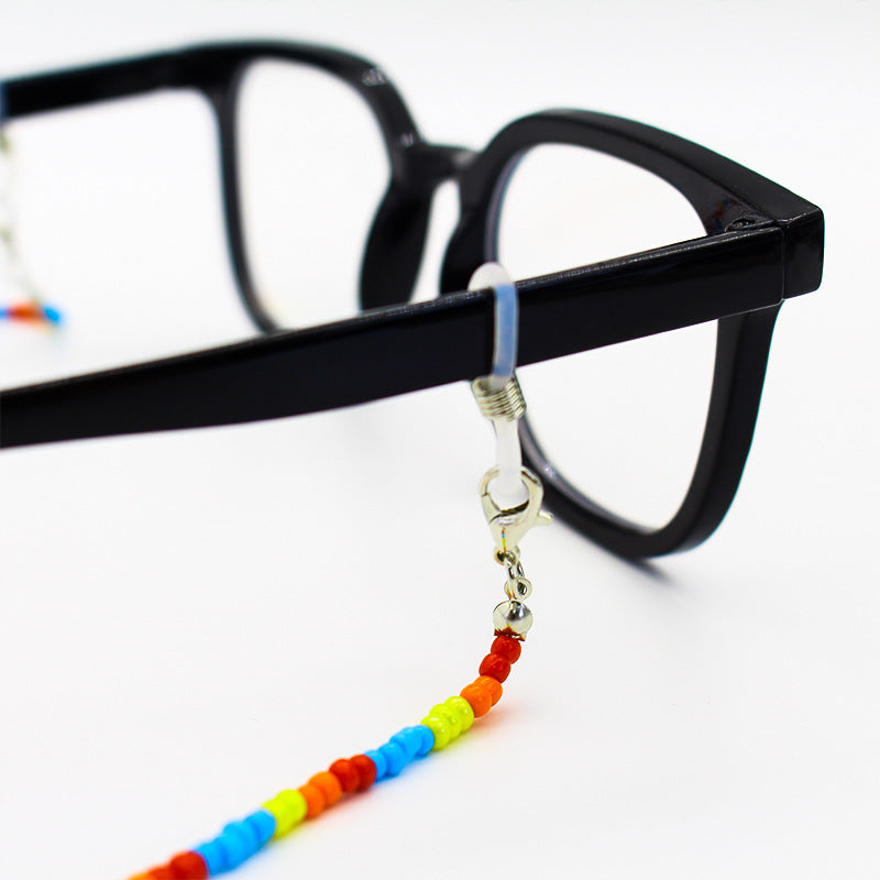 Floral Beaded Eyewear Chain Acalora