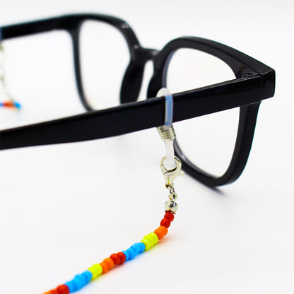 Floral Beaded Eyewear Chain Acalora