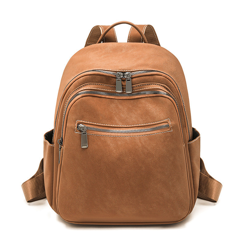Premium Leather Travel Backpack Acalora