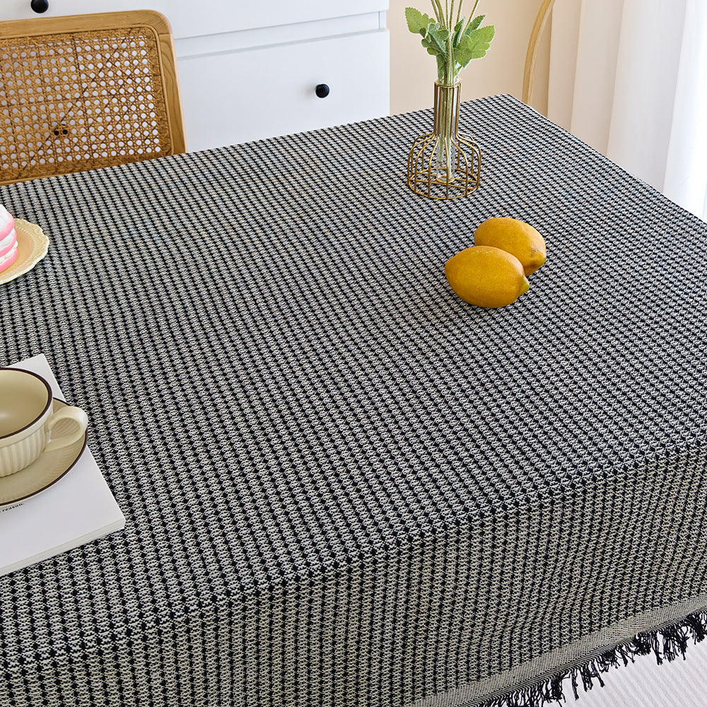 Elegant Woven Tablecloth