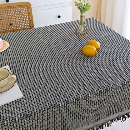 Elegant Woven Tablecloth