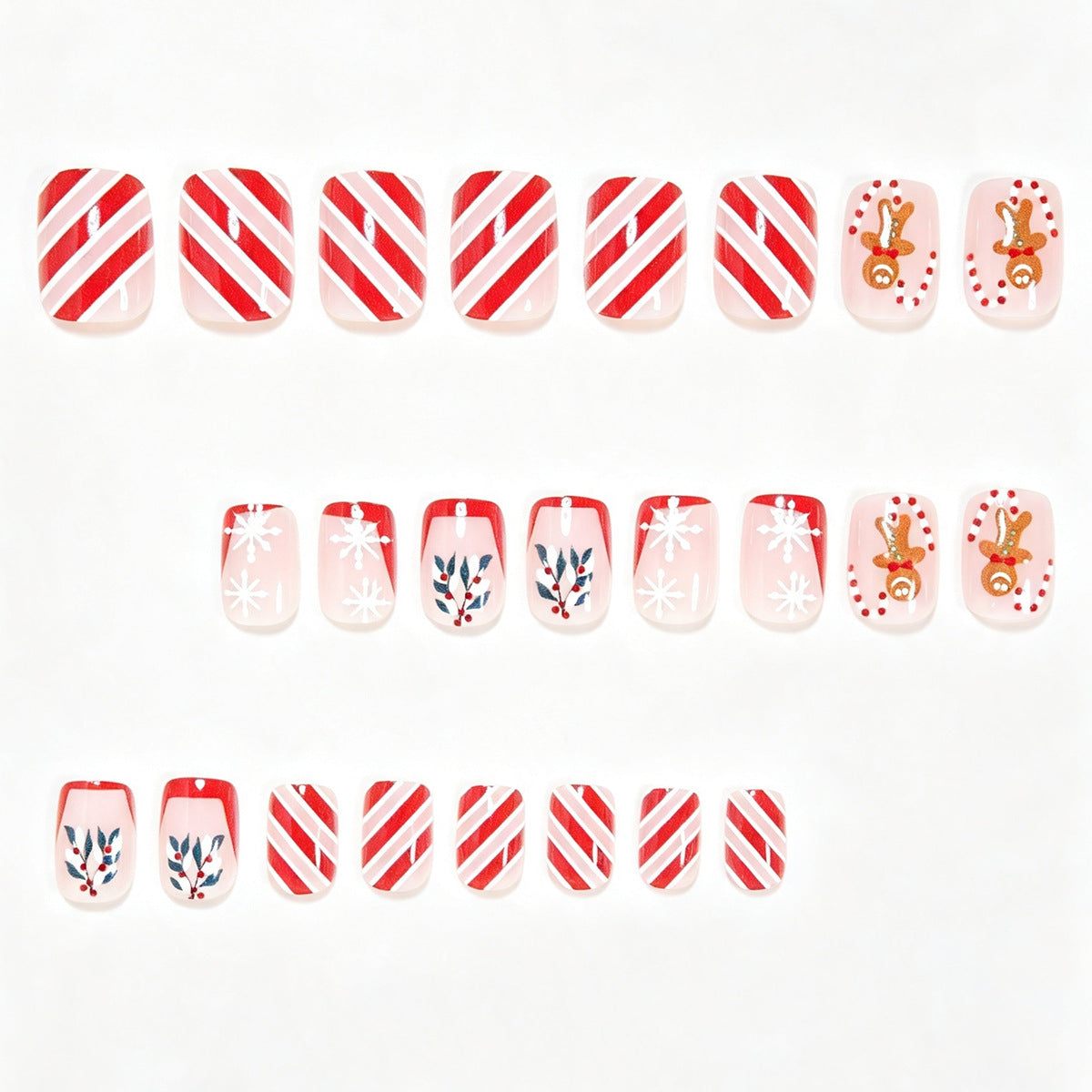 Festive Holiday Nail Art Set Acalora