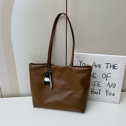 Chic Faux Leather Tote Bag Acalora