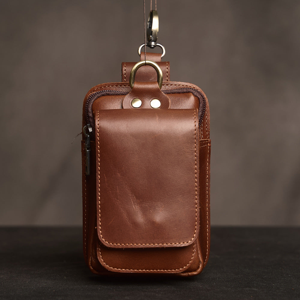 EliteGuard – Luxurious Leather Hip Bag for Men Skanto