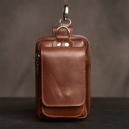 EliteGuard – Luxurious Leather Hip Bag for Men Skanto
