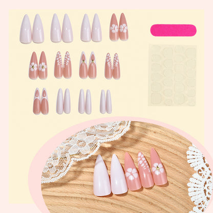 Artistic Floral Press-On Nail Kit Acalora