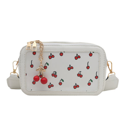Fun Cherry Print Crossbody Bag Acalora