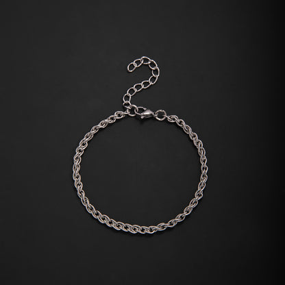 Interlaced Metal Link Bracelet Acalora