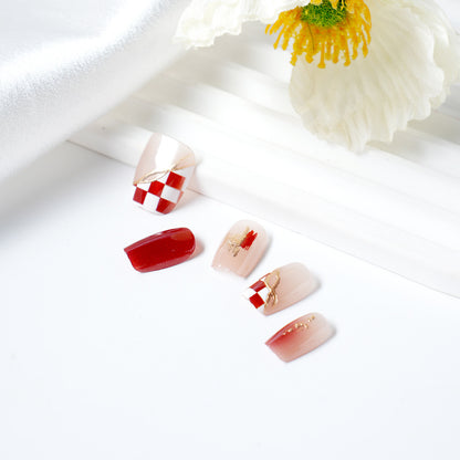 Glamorous Artful Press-On Nail Set Acalora