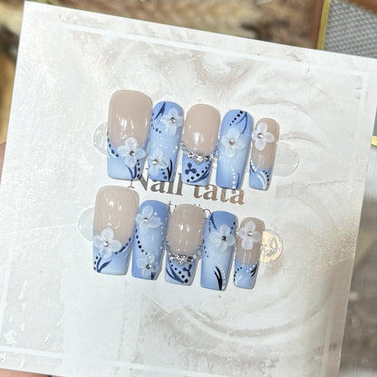 Reusable Press-On Nail Set Acalora