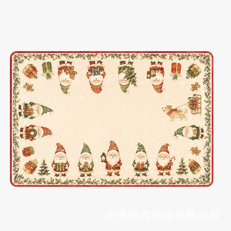 Festive Christmas-Themed Door Mat Acalora