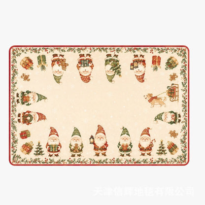 Festive Christmas-Themed Door Mat Acalora