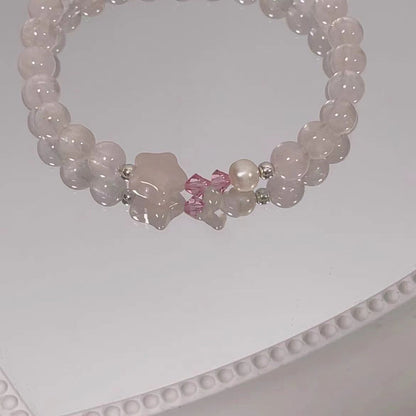 Elegant Rose Quartz Stretch Bracelet Acalora