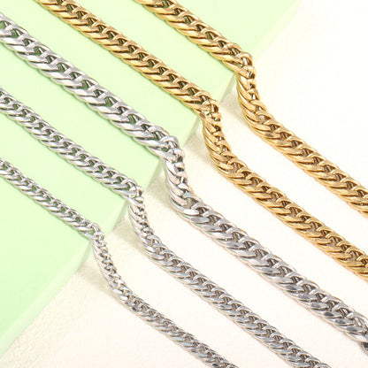 Bold Interwoven Chain Bracelet Acalora