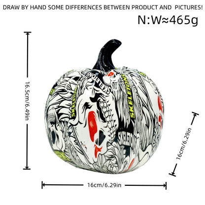 Artistic Halloween Pumpkin Figurine Acalora
