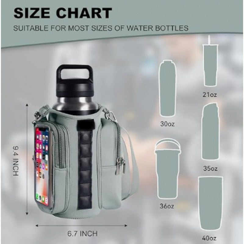 Women's multifunctional sports bag with integrated phone pocket Bowlift