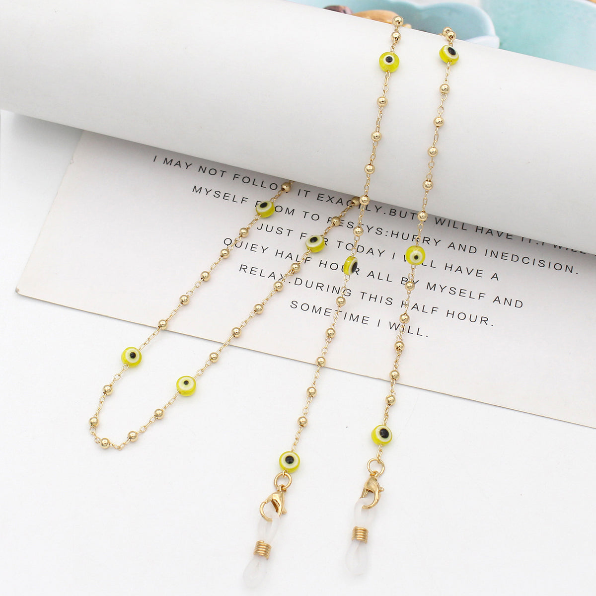 Decorative Bead Eyewear Chain Acalora