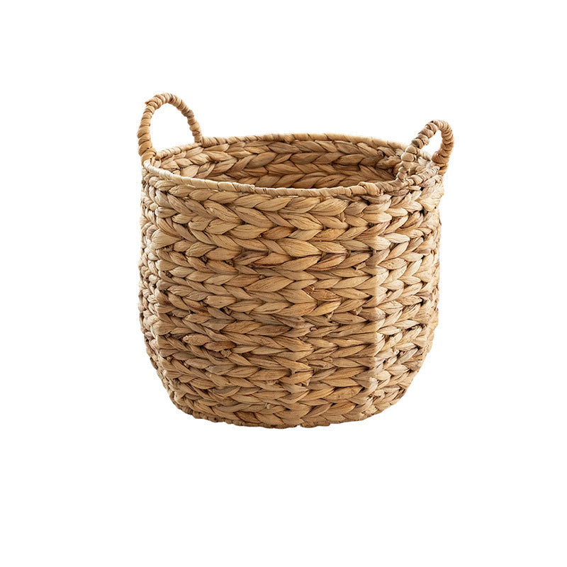 Handwoven decorative basket with heart motif Acalora
