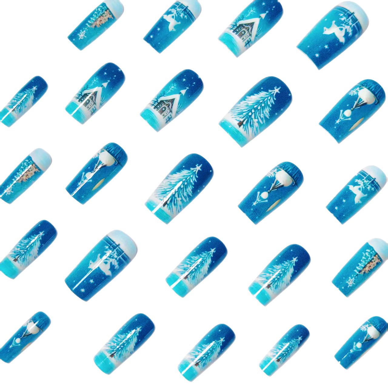 Winter Wonderland Nail Art Acalora 1788155576